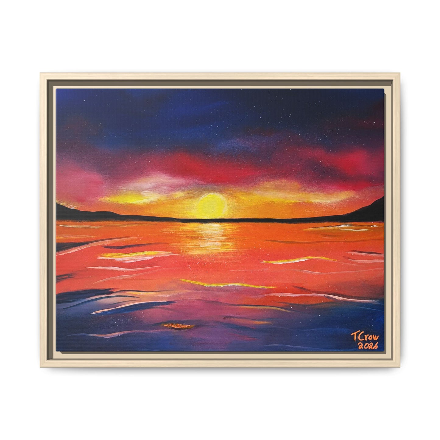 Coastal Dreams - Framed Canvas Print Printify