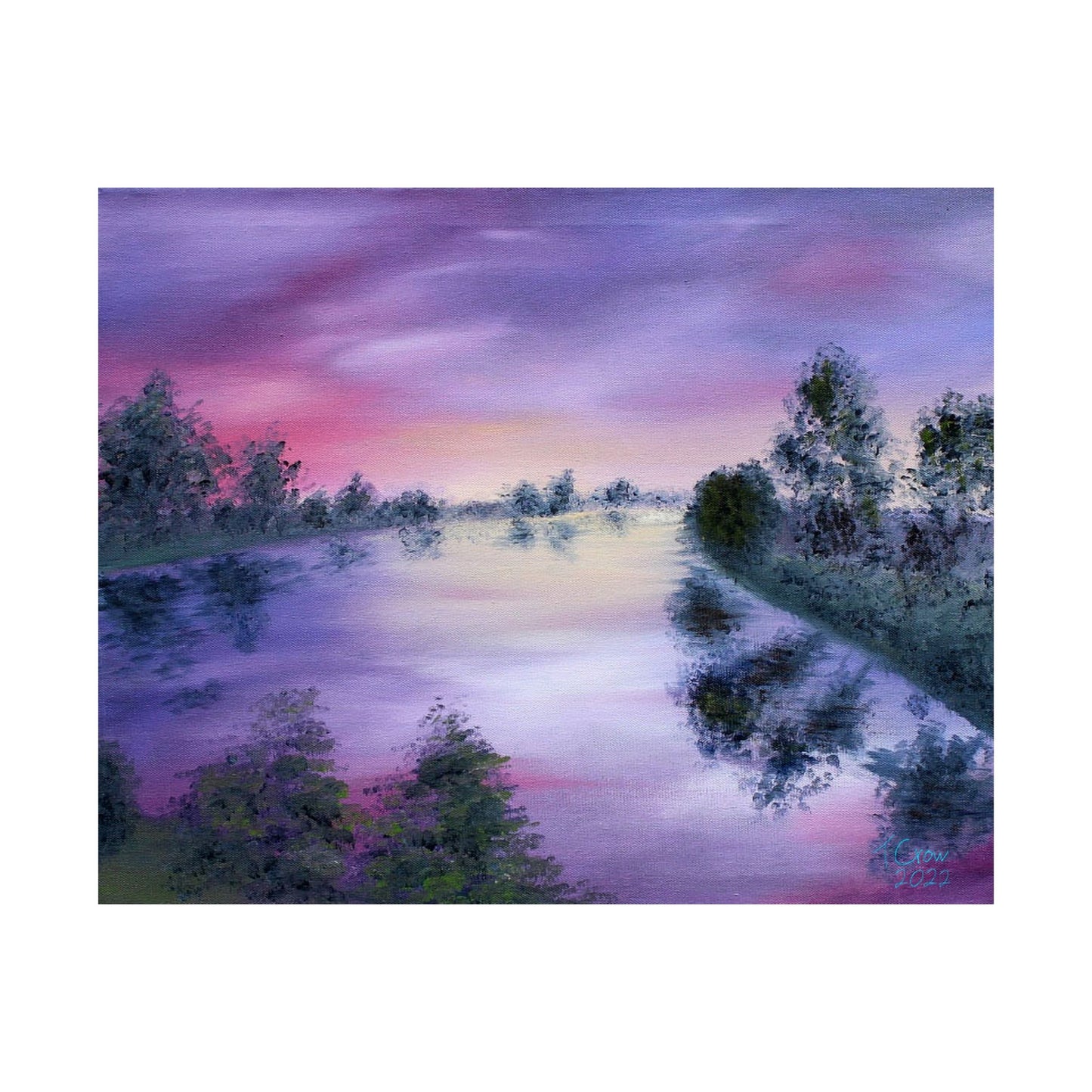 Lavender Lake - Matte Poster Print