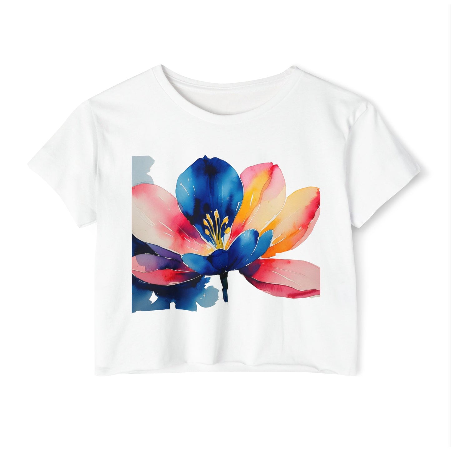 Women's Floral Festival Crop Top