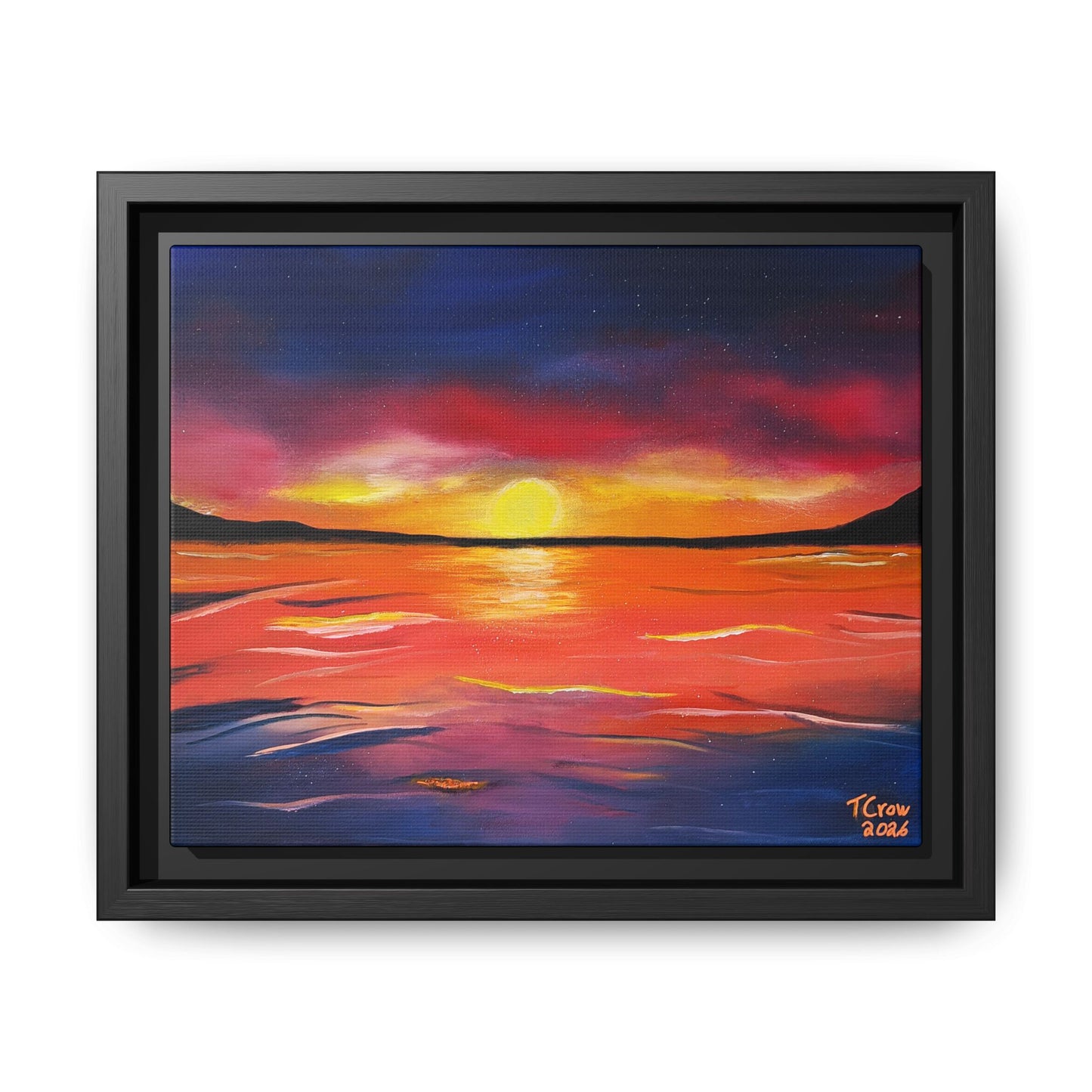 Coastal Dreams - Framed Canvas Print Printify