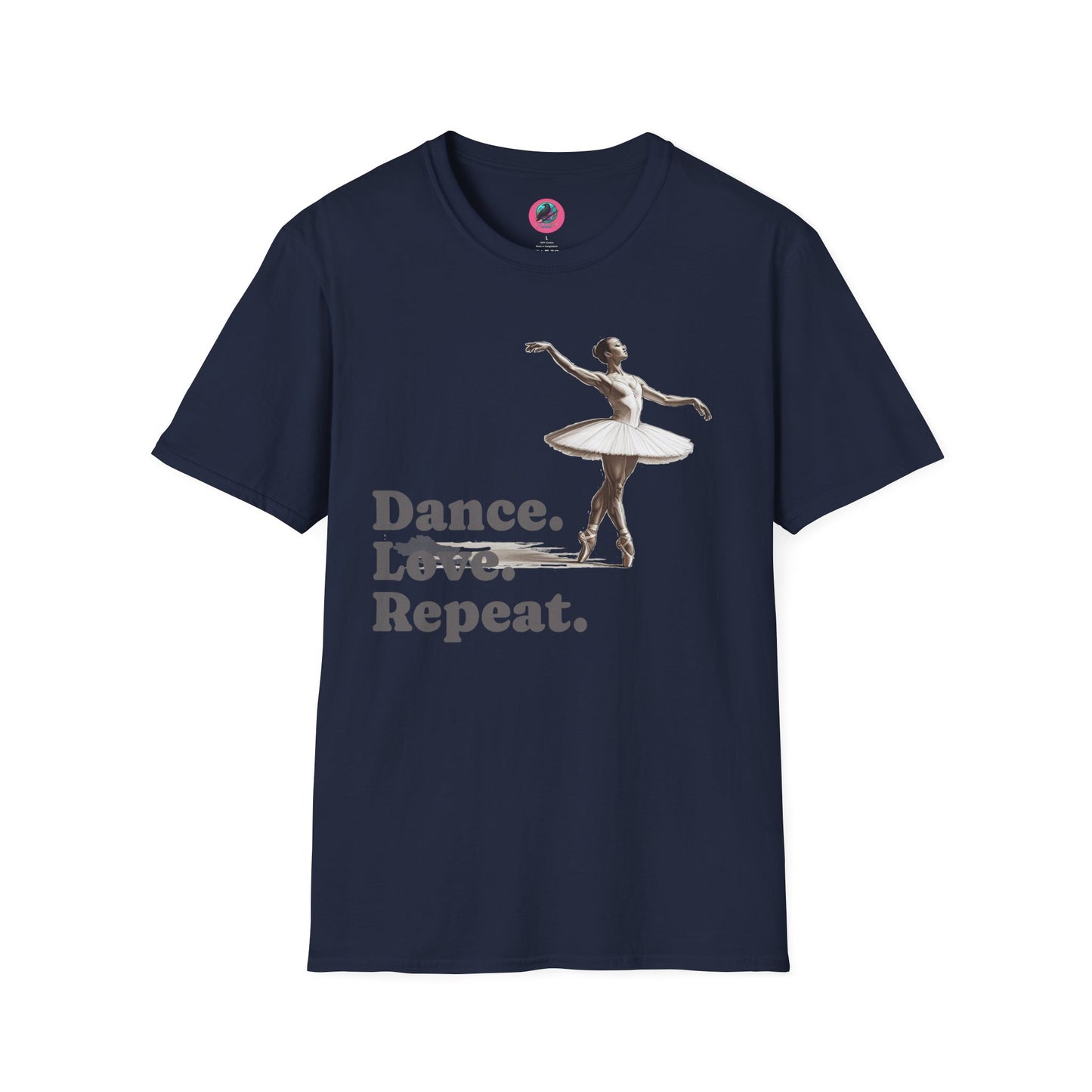 Dance. Love. Repeat. Ballerina Tee