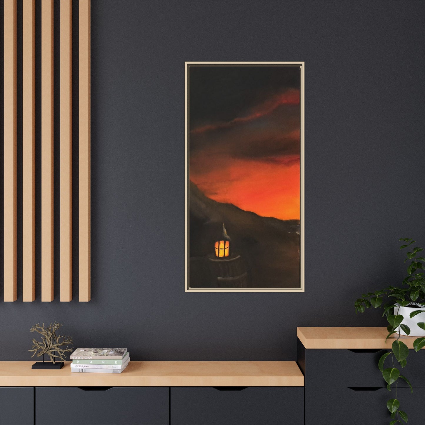 Pirate Ship Panel 1 - Framed Canvas Print Printify