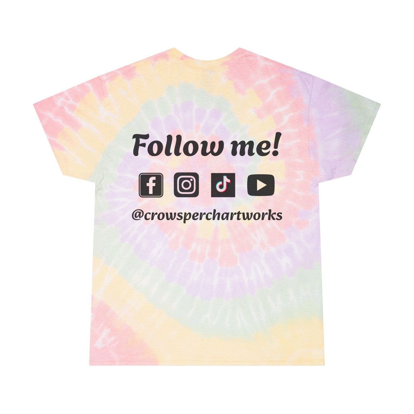 Crow's Perch Artworks Spiral Tie-Dye Tee | Boho Graphic Shirt, Summer Fashion, Custom Tie-Dye, Festival Wear, Casual Outfit