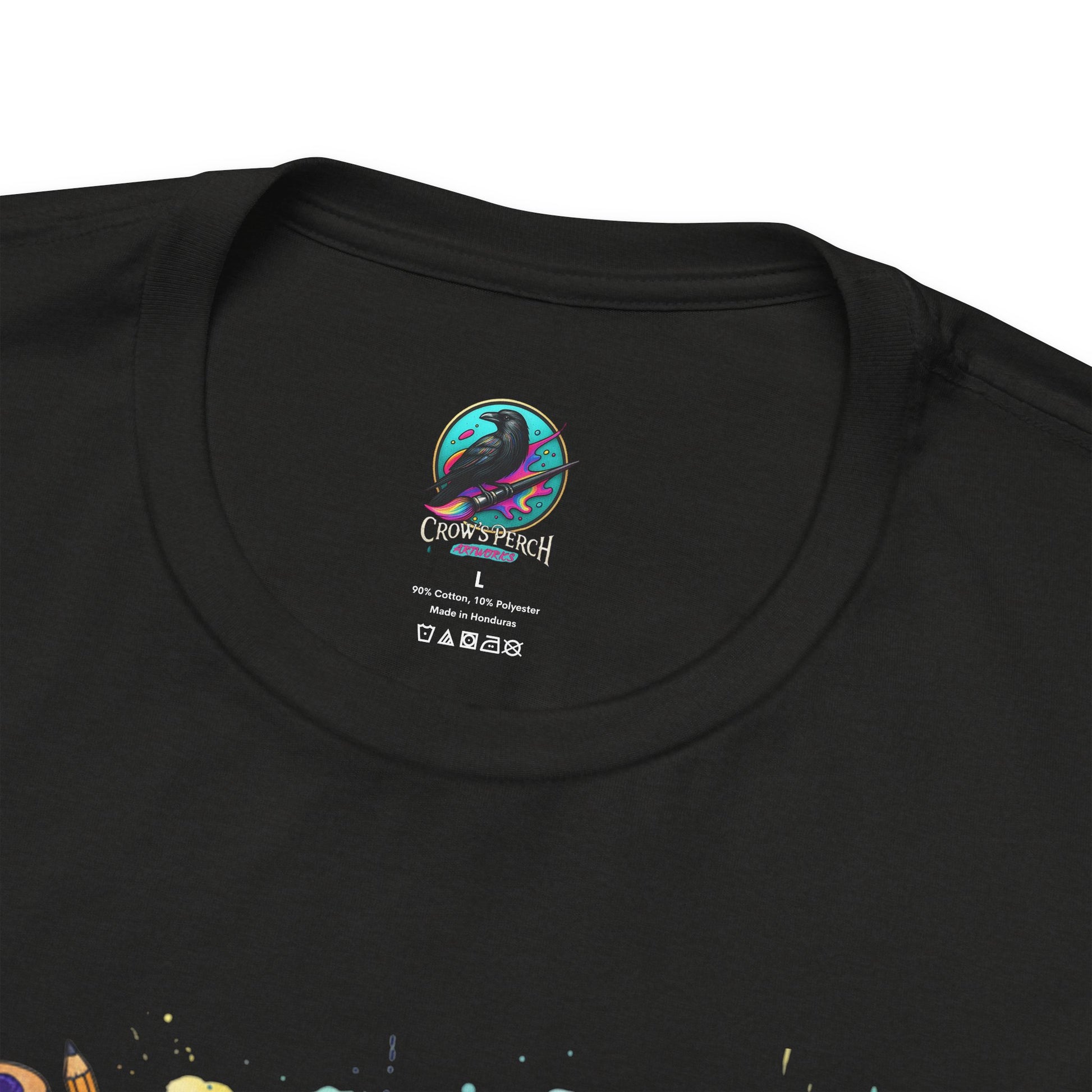 Professional Overthinker T-Shirt - Colorful Watercolor Graphic Tee Printify