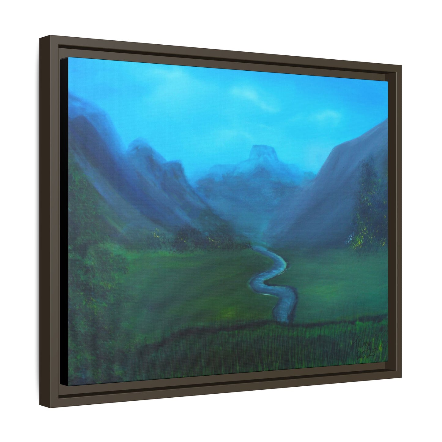 Whispers of the Valley - Framed Canvas Print