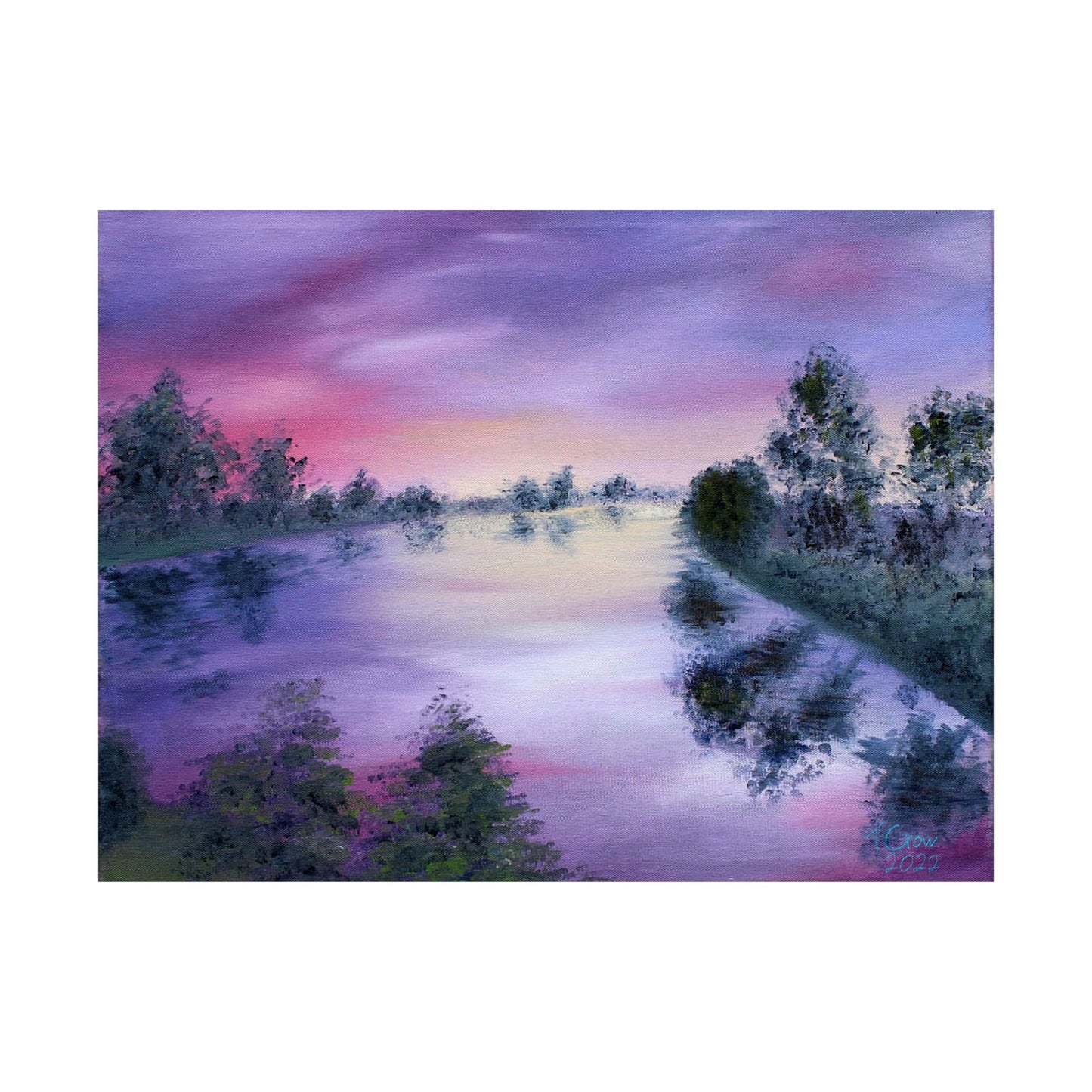 Lavender Lake - Matte Poster Print