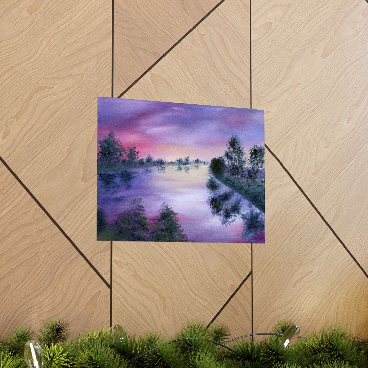 Lavender Lake - Matte Poster Print
