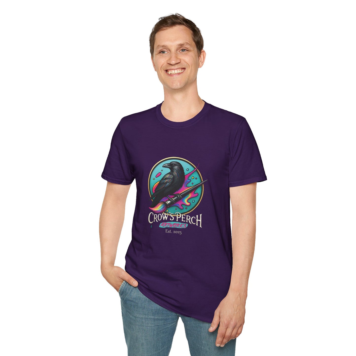 Crow's Perch Artworks Unisex Softstyle T-Shirt