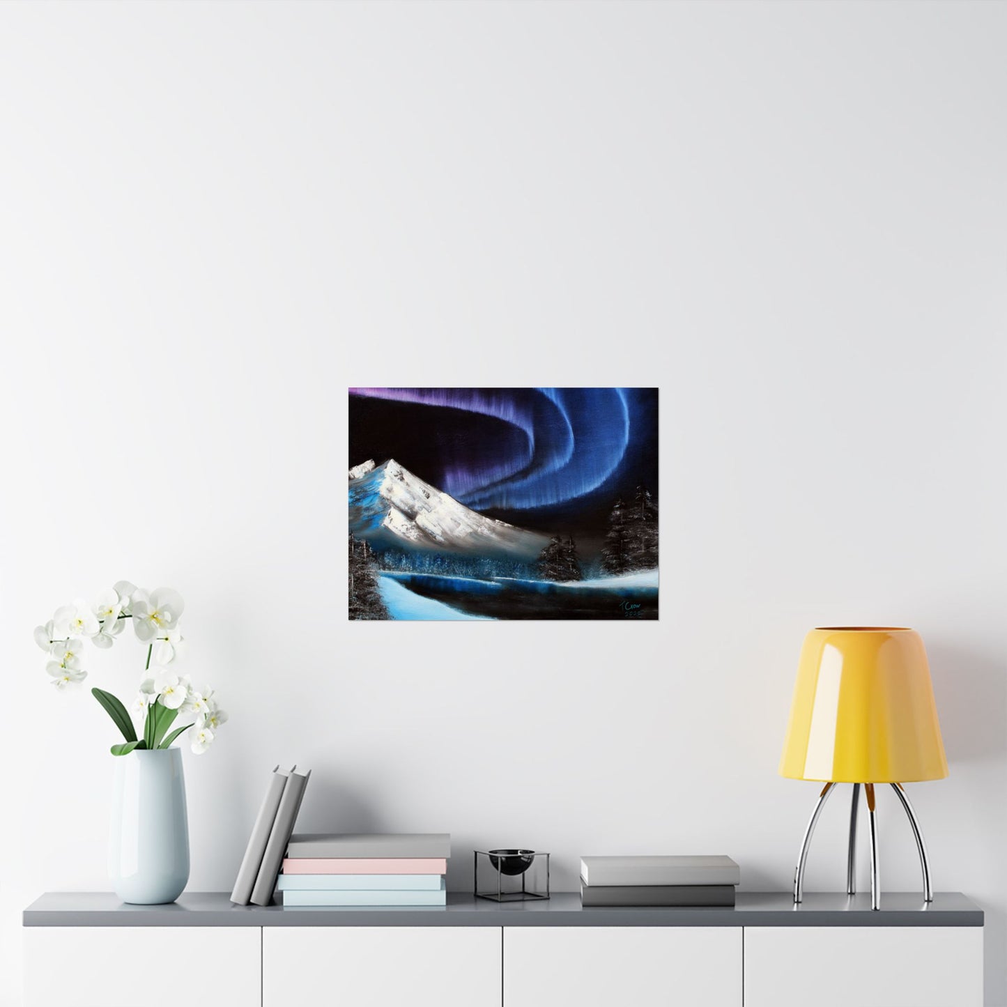 Beneath the Violet Sky - Matte Poster Print