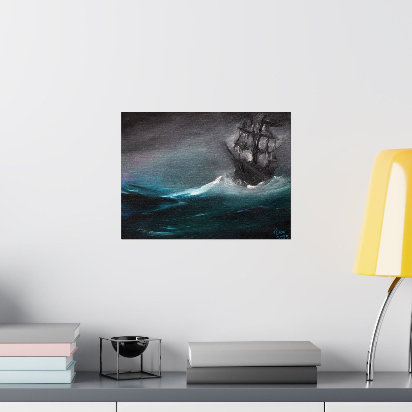Stormy Seas - Matte Poster Print