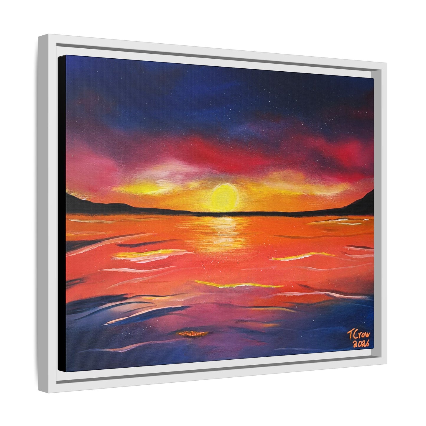 Coastal Dreams - Framed Canvas Print Printify