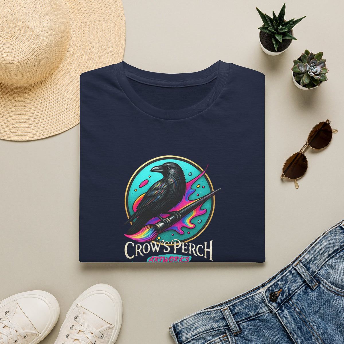 Crow's Perch Artworks Softstyle T-Shirt Printify