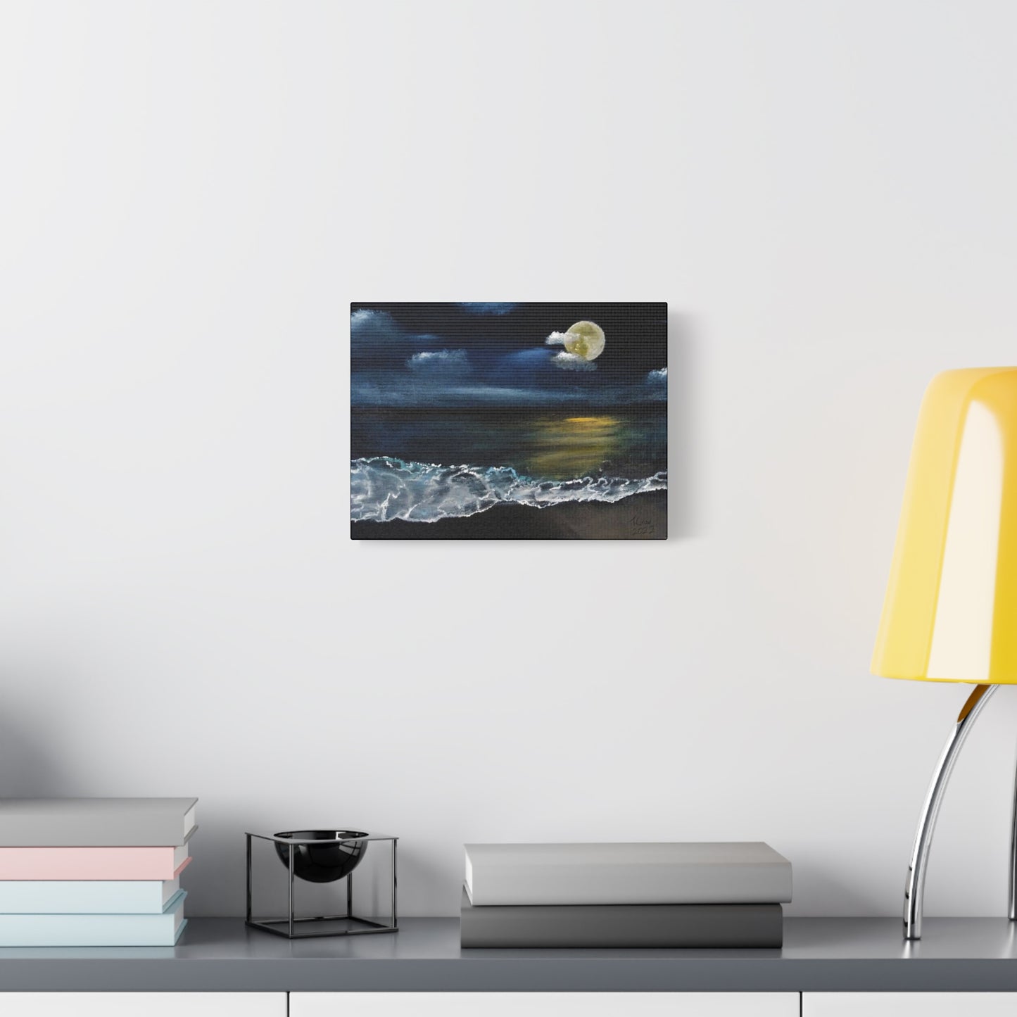 Moonlight Ocean - Canvas Print