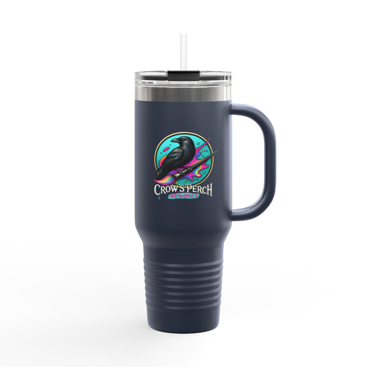 Crow's Perch Artworks Insulated Travel Mug, 40oz