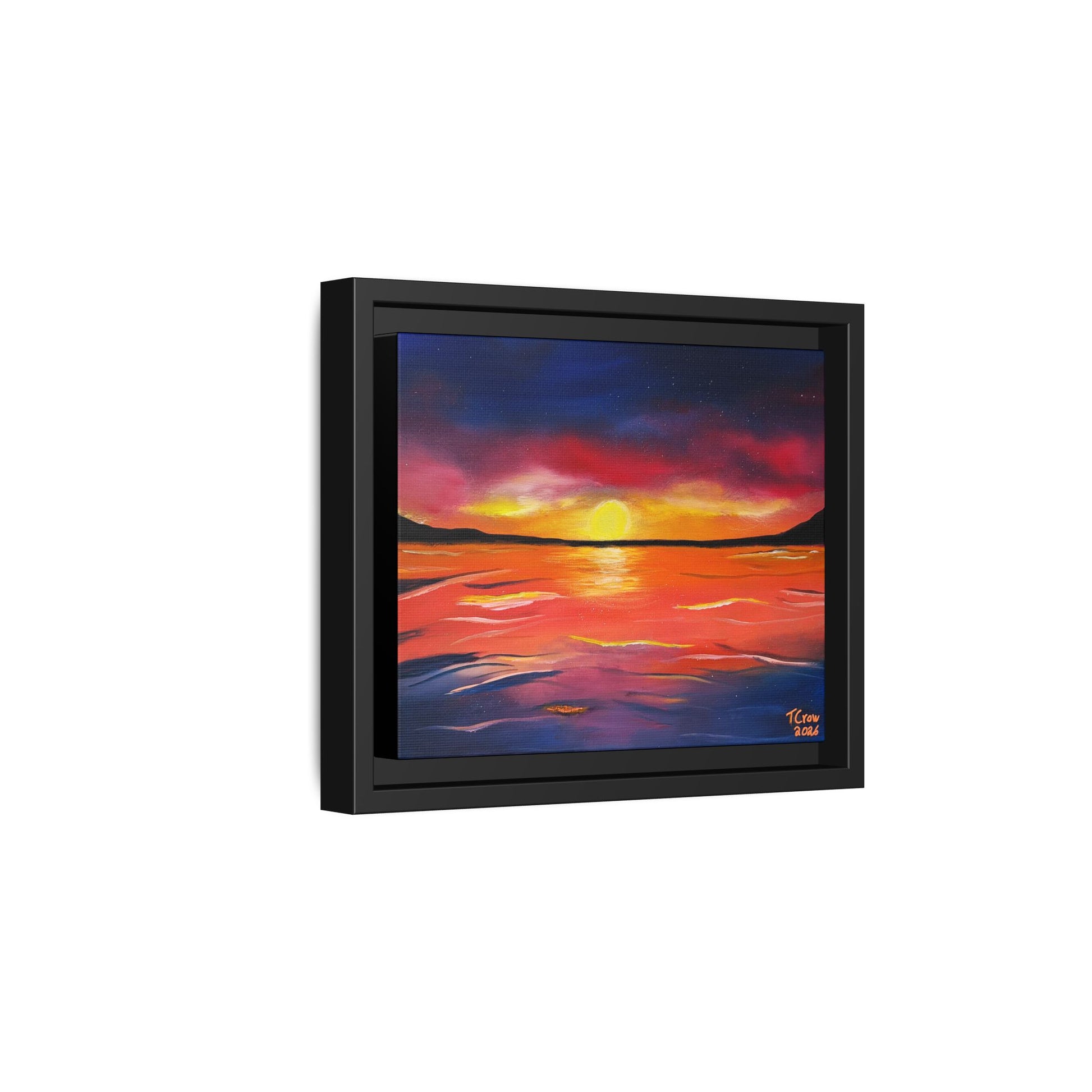 Coastal Dreams - Framed Canvas Print Printify