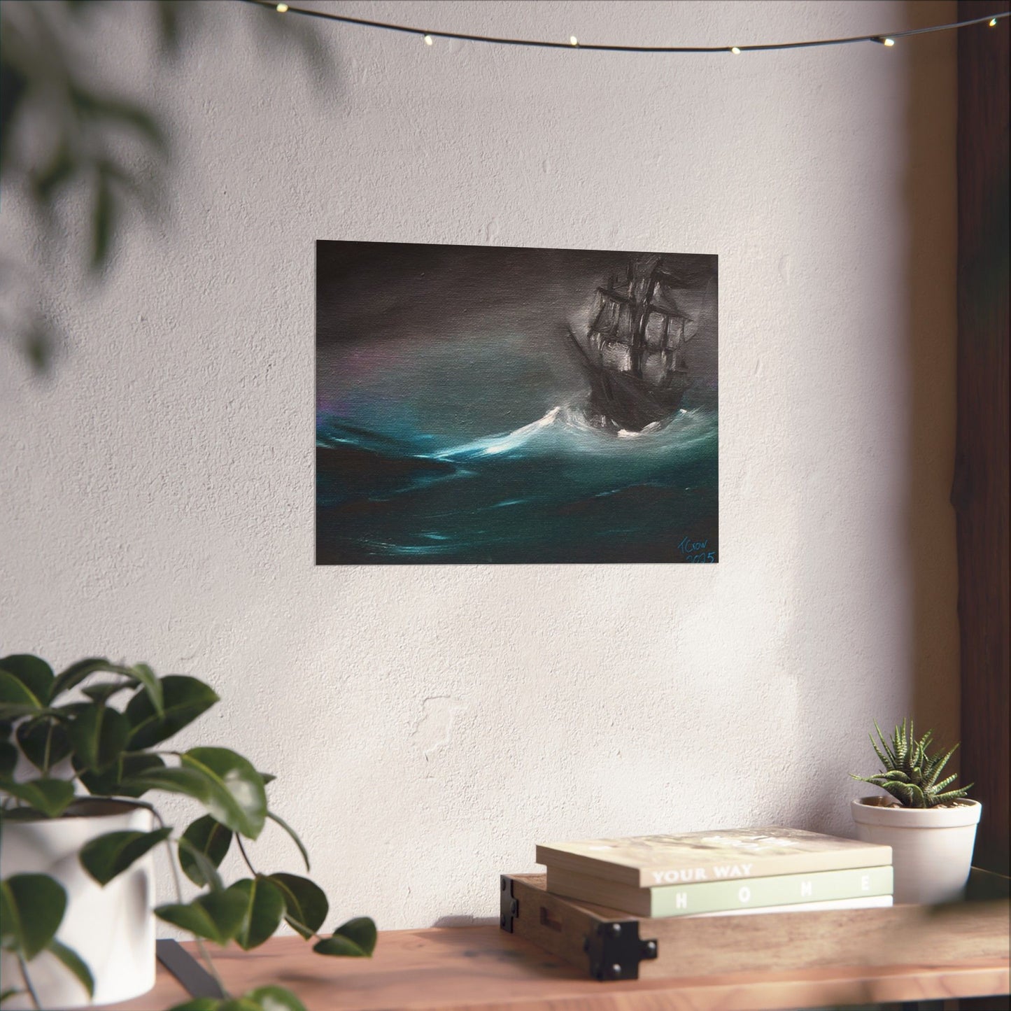 Stormy Seas - Matte Poster Print