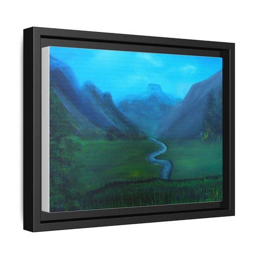 Whispers of the Valley - Framed Matte Canvas Art print