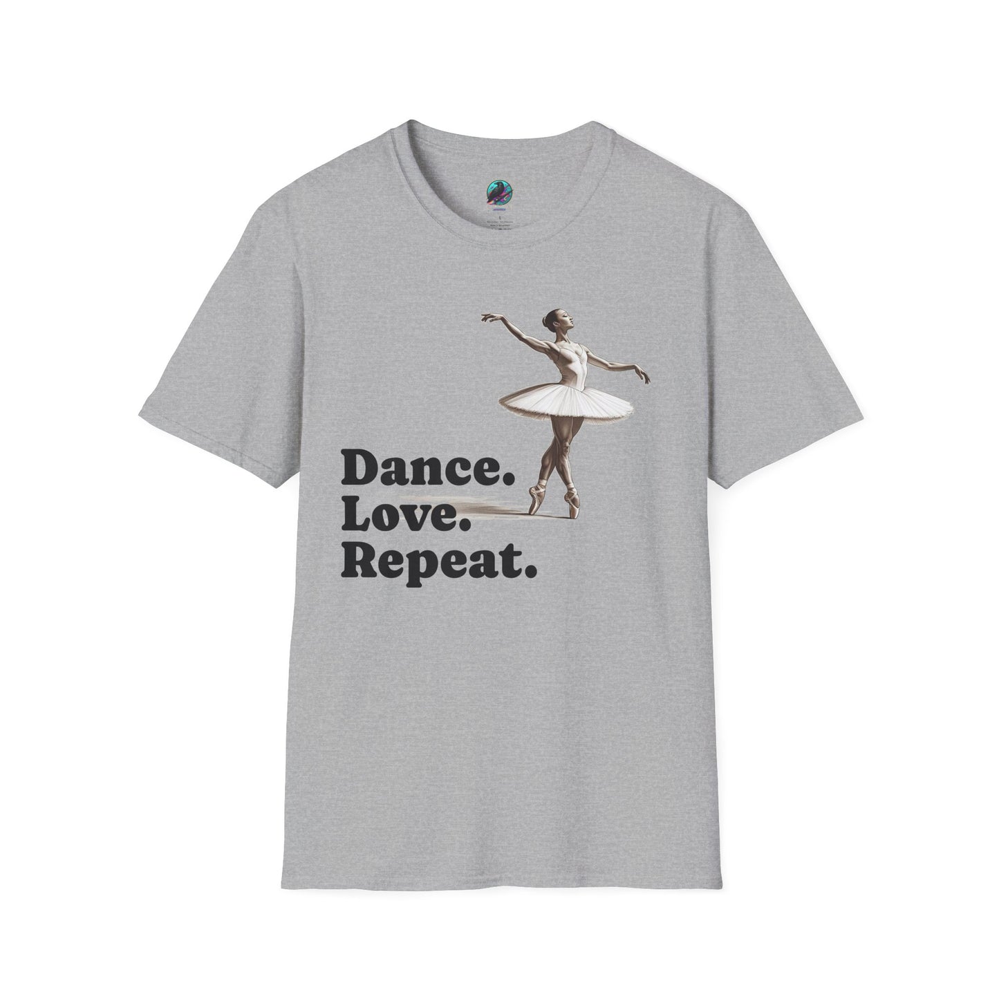 Dance. Love. Repeat. Ballerina Tee
