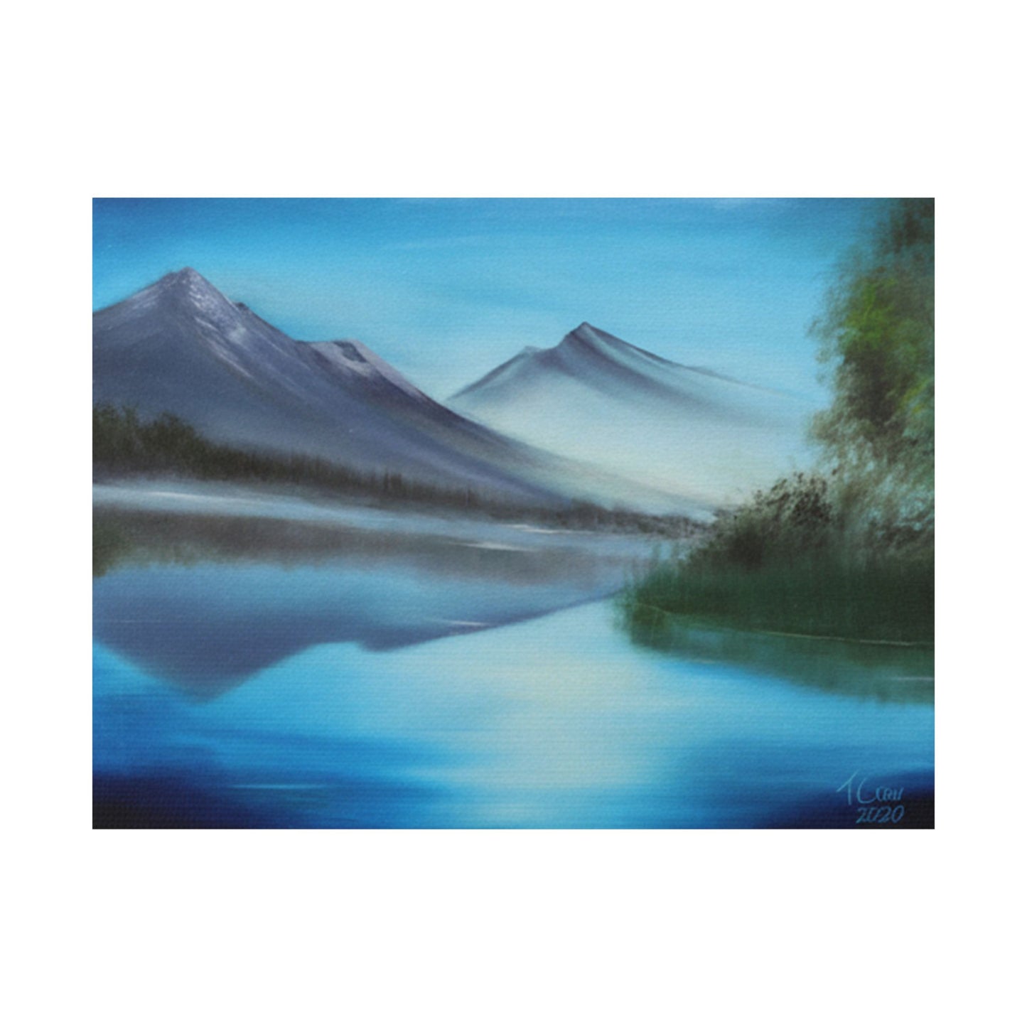 Mirror of the Mountains - Matte Poster Print