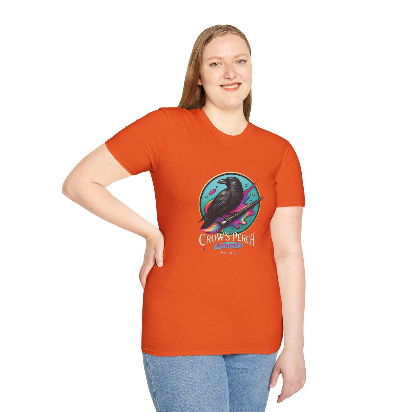 Crow's Perch Artworks Unisex Softstyle T-Shirt