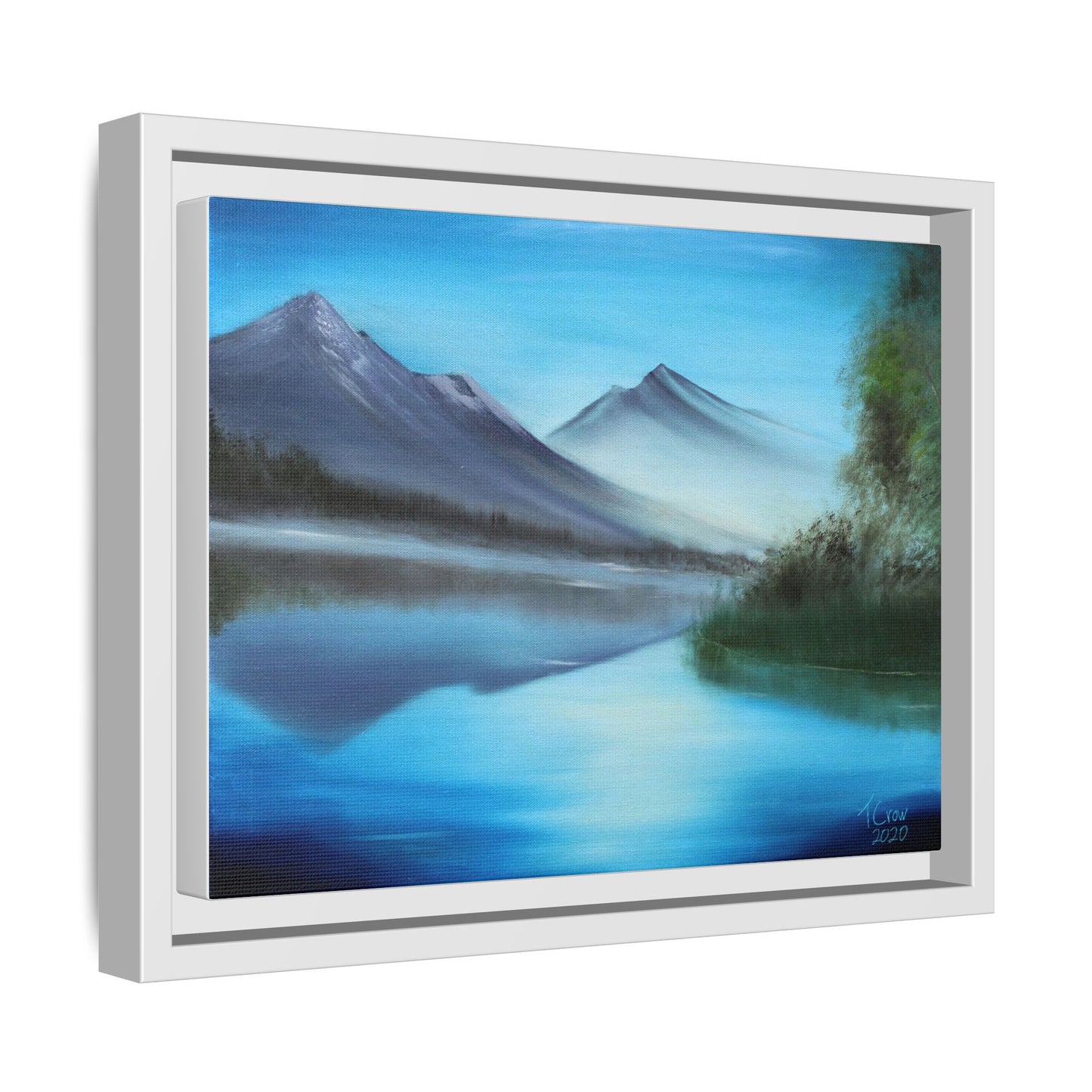 Scenic Mountain Canvas Art - Framed Wall Art for Nature Lovers