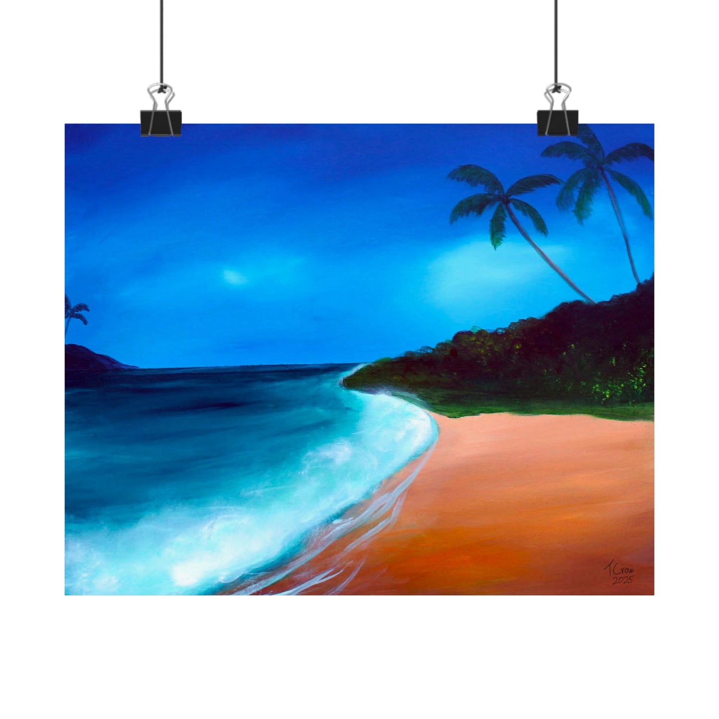 Sunlit Tide - Matte Poster Print