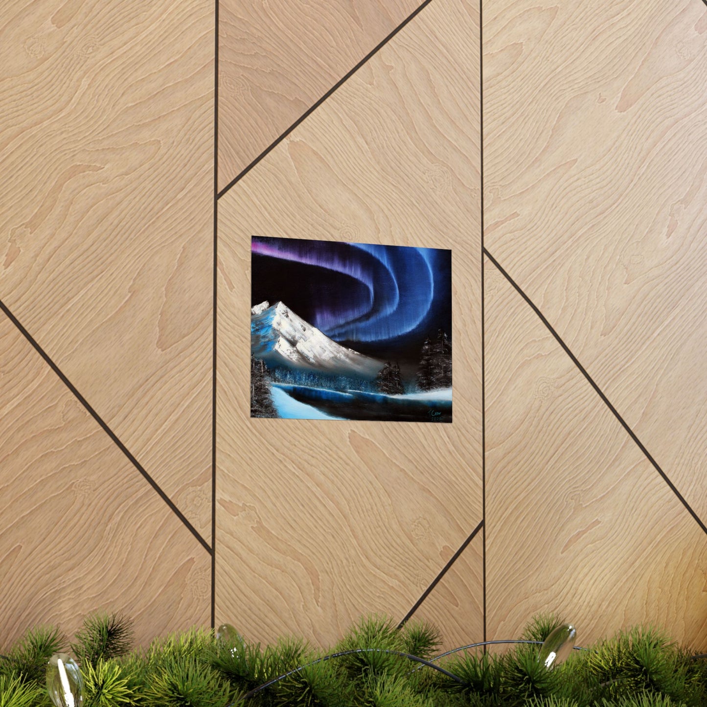 Beneath the Violet Sky - Matte Poster Print