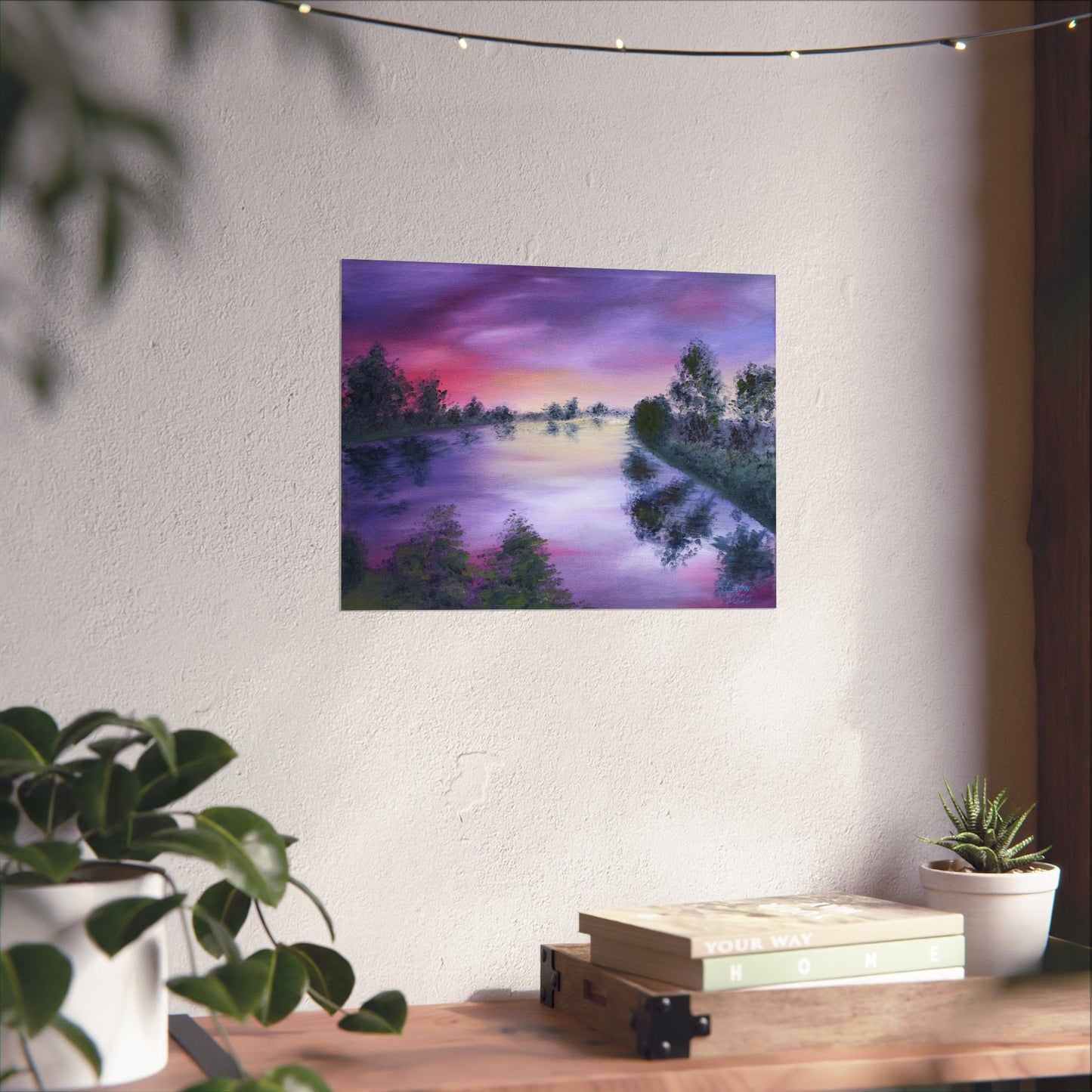 Lavender Lake - Matte Poster Print