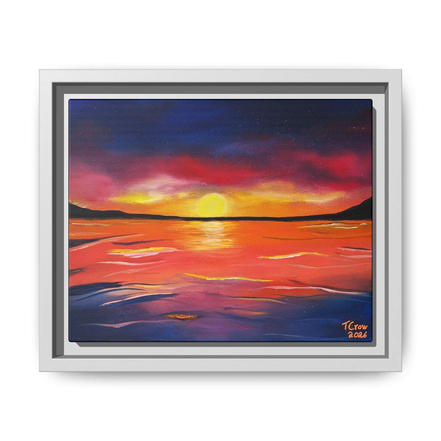 Coastal Dreams - Framed Canvas Print Printify