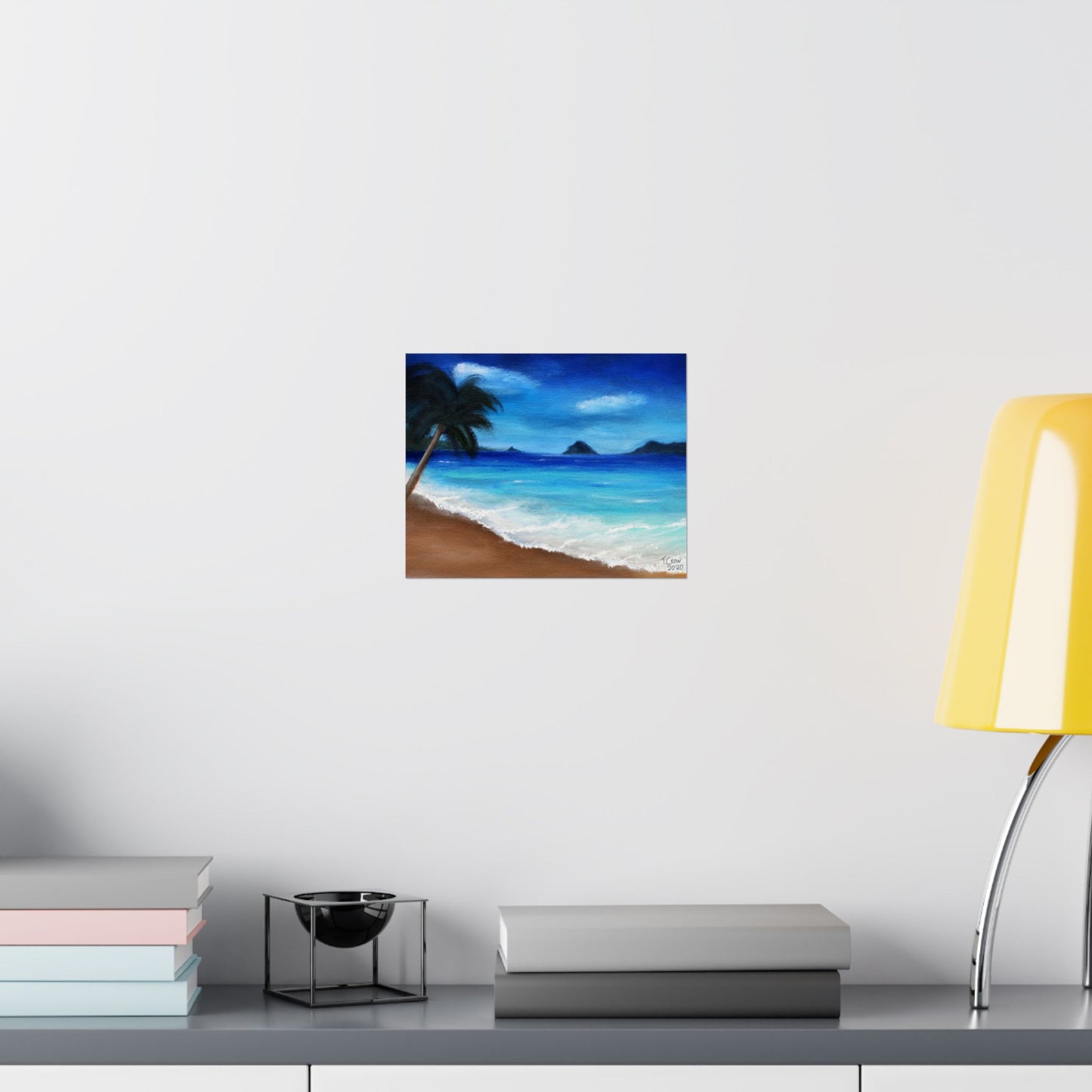 Tropical Beach - Matte Poster Print