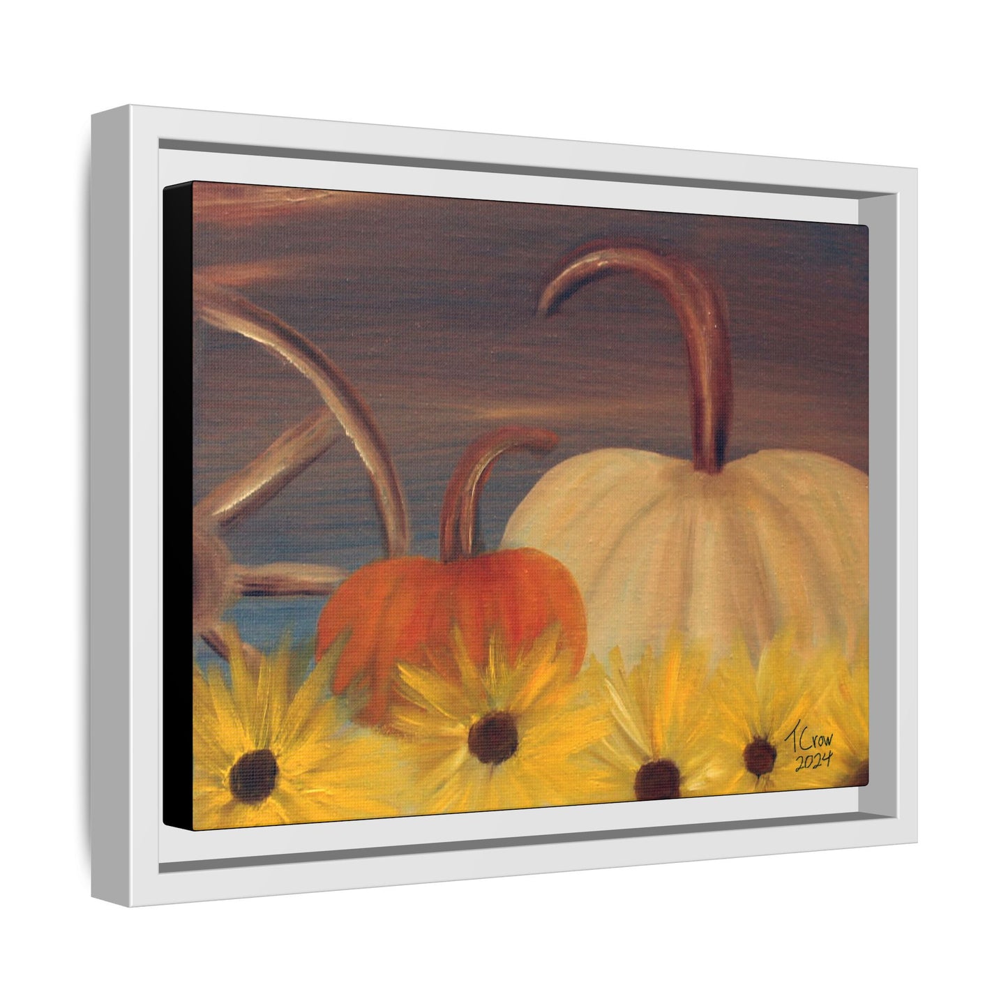 Golden Harvest - Framed Canvas Print