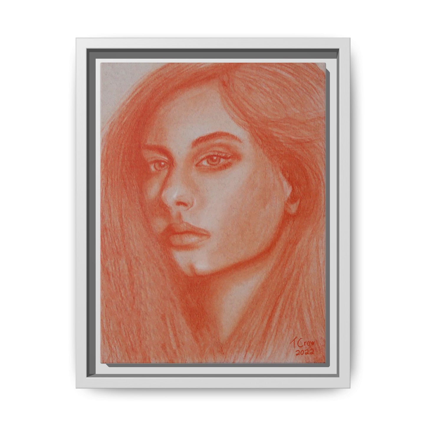 Artistic Framed Canvas - Portrait Wall Decor