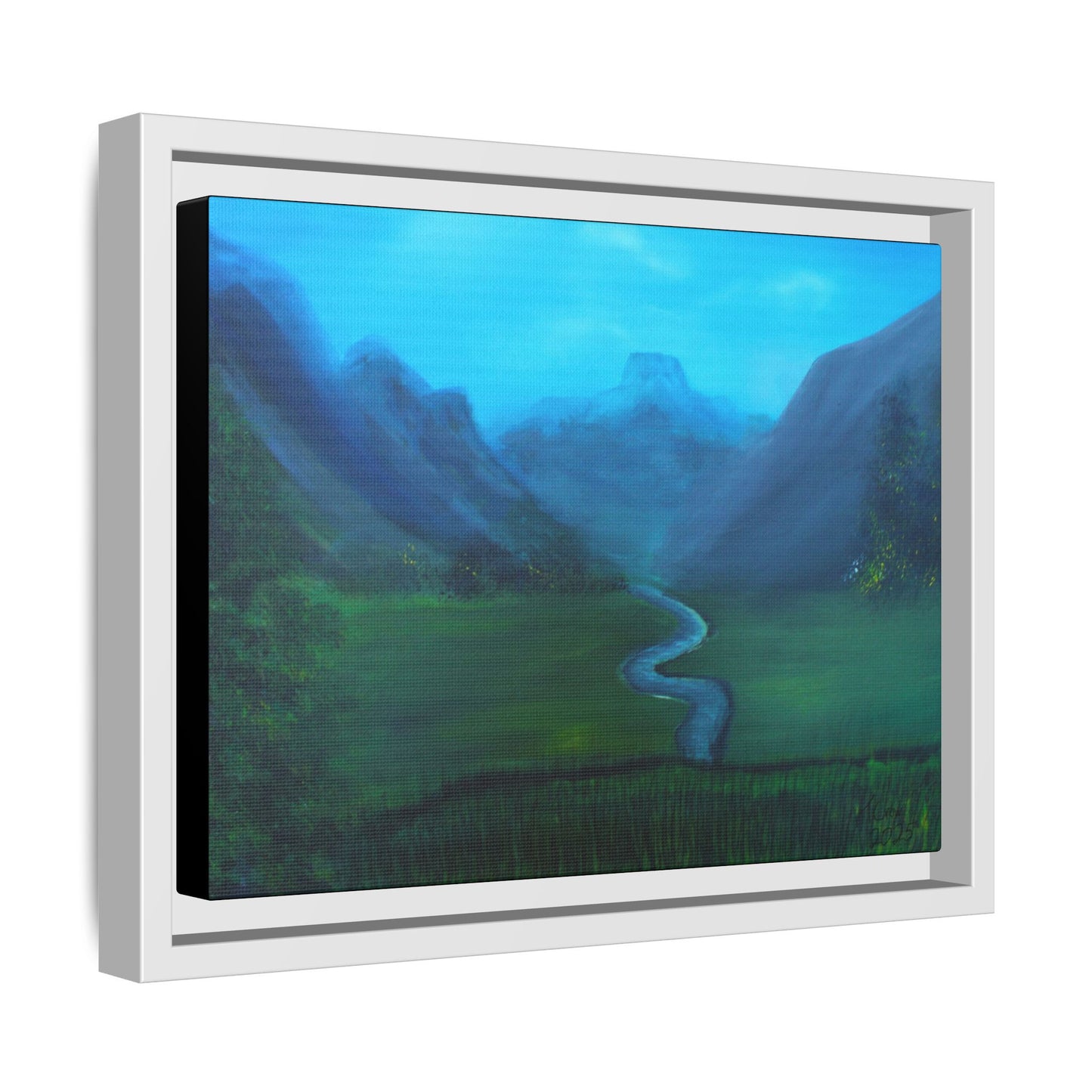 Whispers of the Valley - Framed Canvas Print