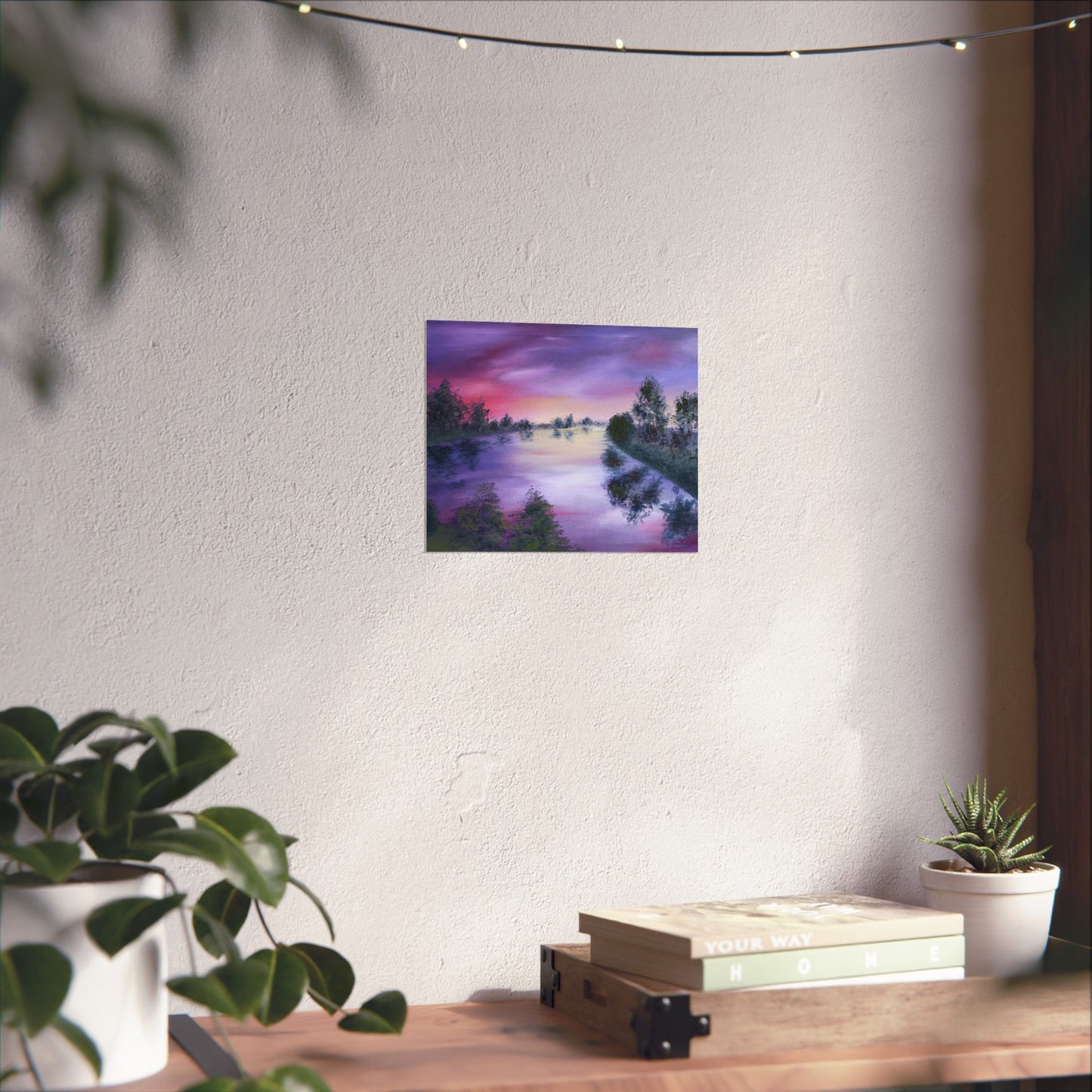 Lavender Lake - Matte Poster Print