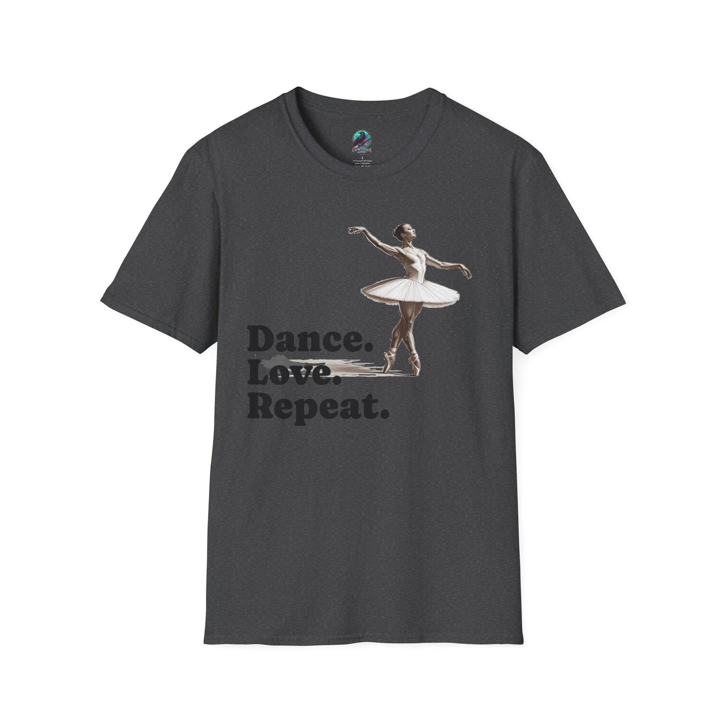 Dance. Love. Repeat. Ballerina Tee