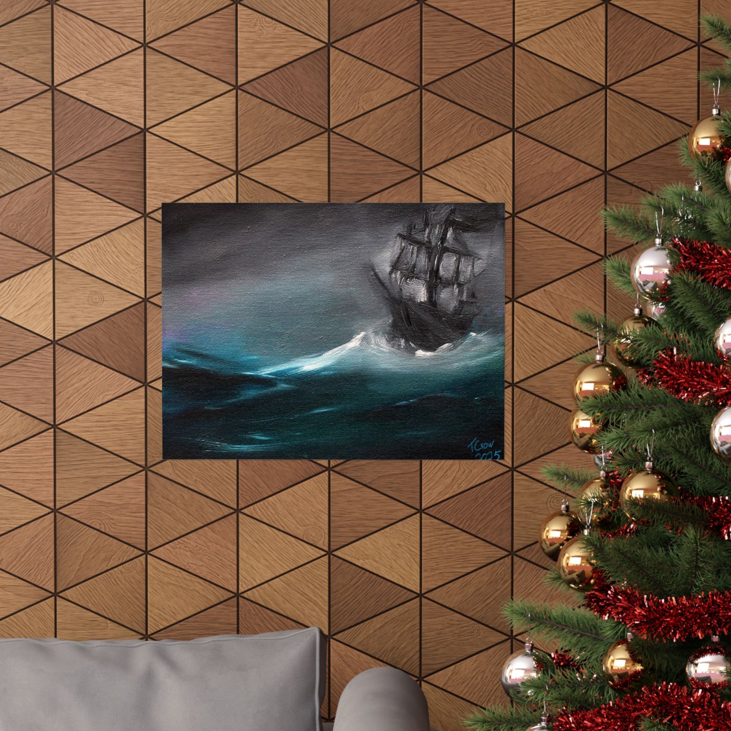 Stormy Seas - Matte Poster Print