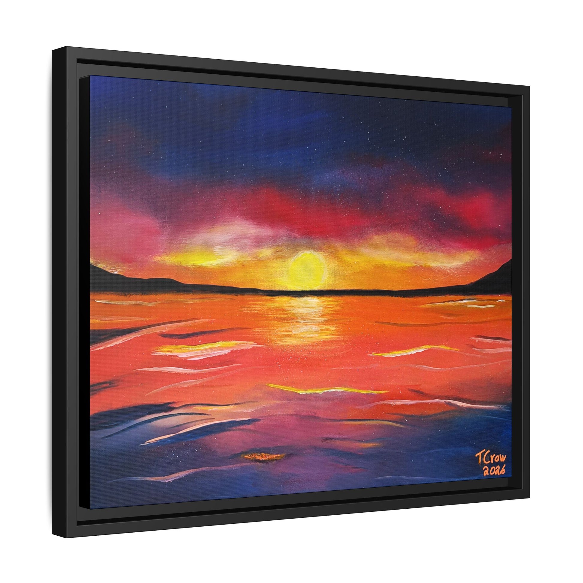 Coastal Dreams - Framed Canvas Print Printify