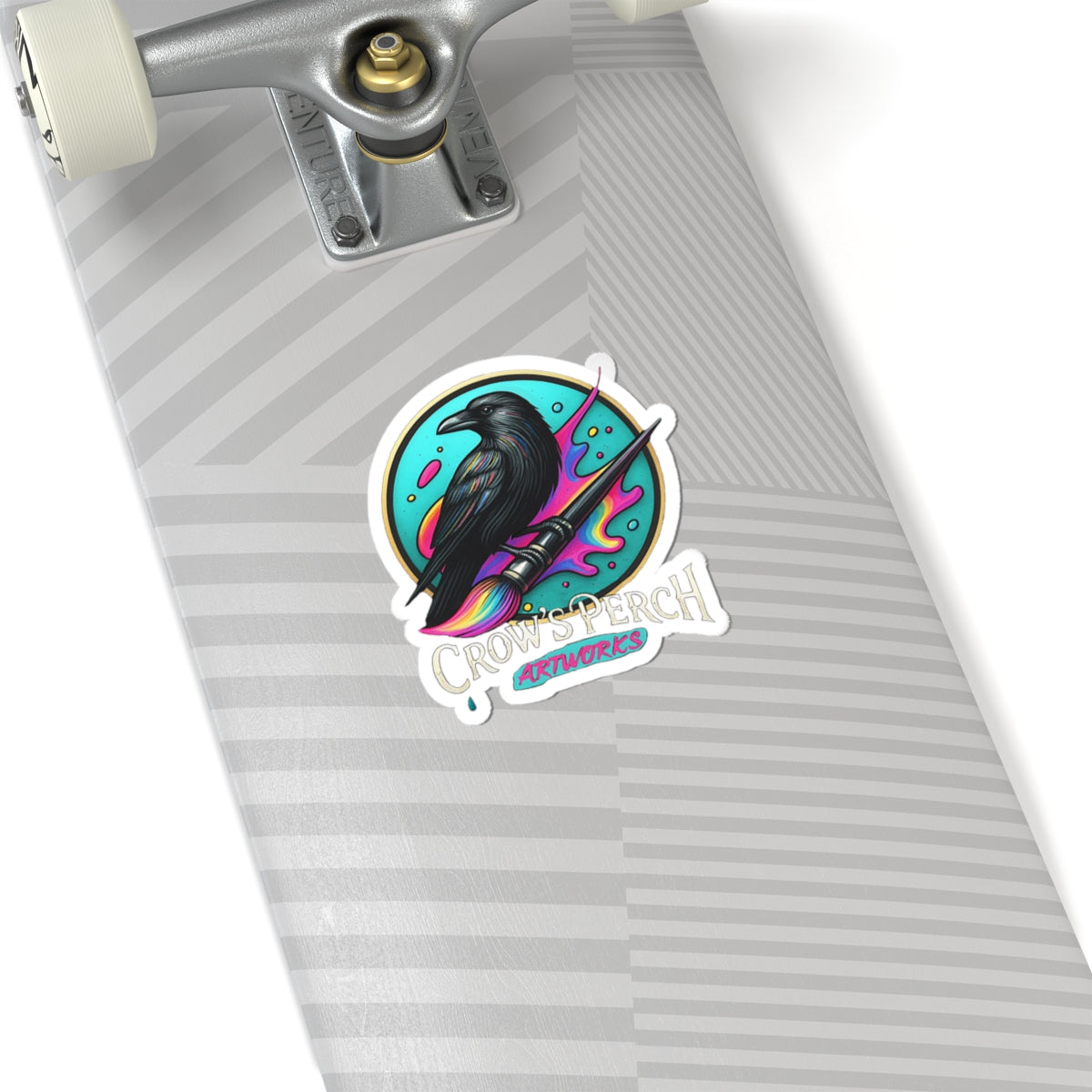 Crow's Perch Artworks Sticker | Perfect for Laptops, Notebooks, Gifts, Planner Decor, Creative Expression Printify