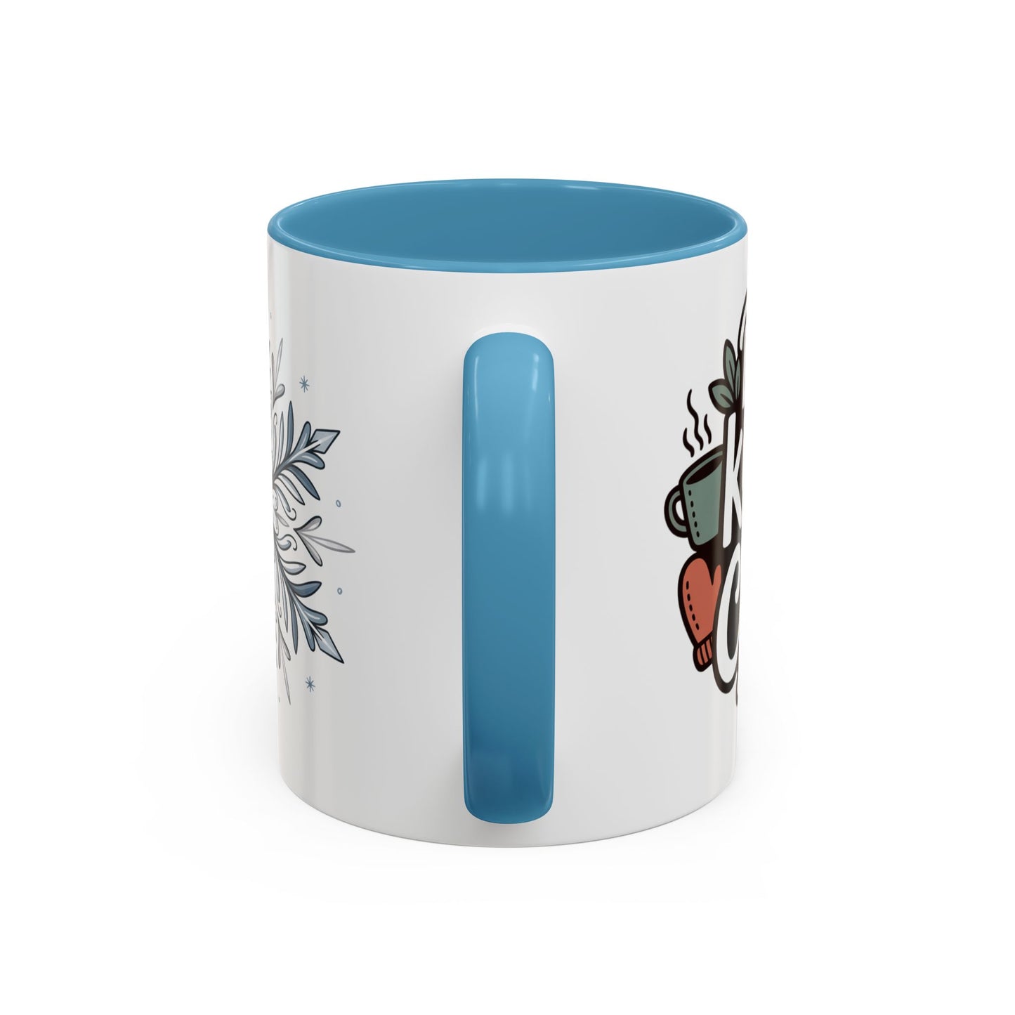 Cozy Winter Accent Coffee Mug - Perfect Gift for Hot Beverage Lovers, Seasonal Decor, Snowflake Design, Winter Mug, Holiday Cheer