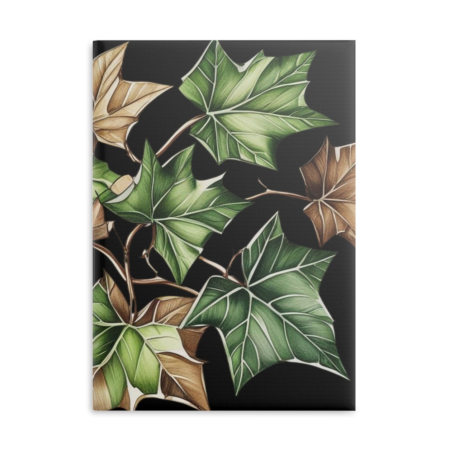 Elegant Ivy Hardcover Notebook - Journal for Nature Lovers, Perfect for Gifts, Personalize Your Thoughts, Eco-Friendly Stationery, [...]