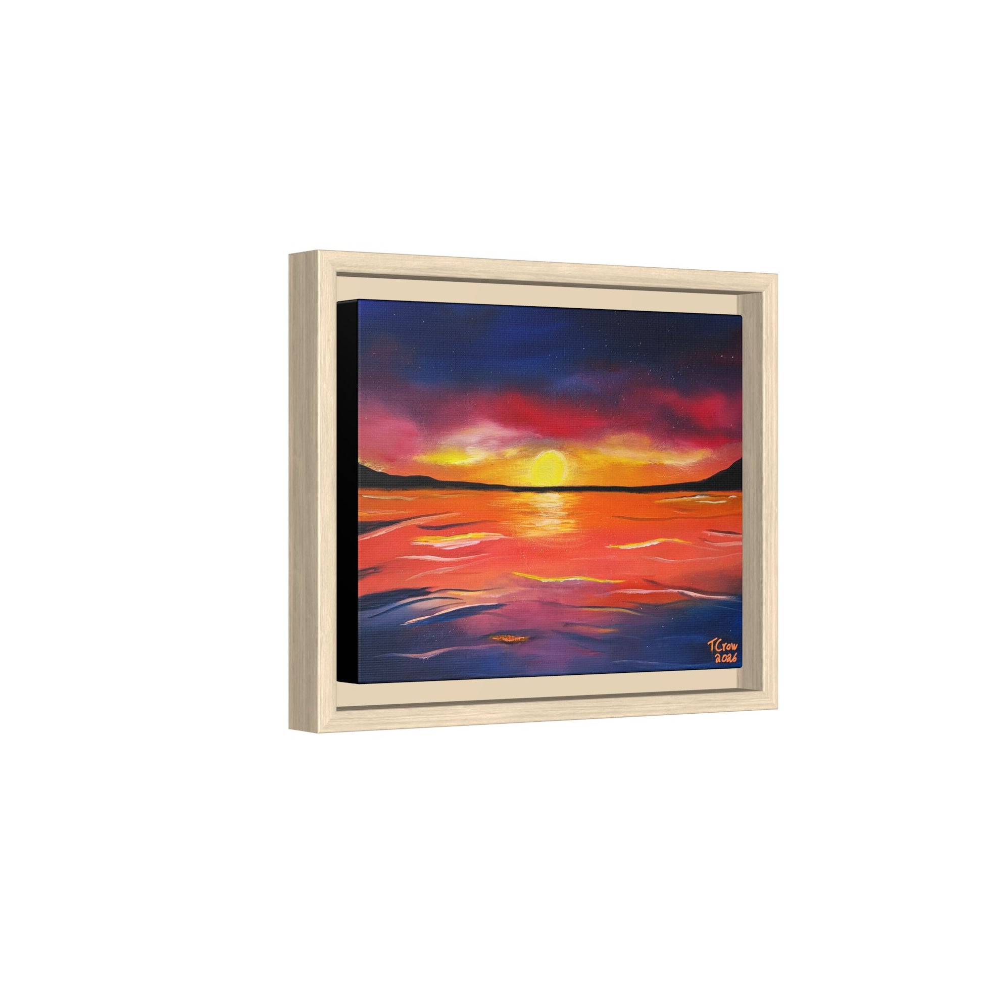 Coastal Dreams - Framed Canvas Print Printify