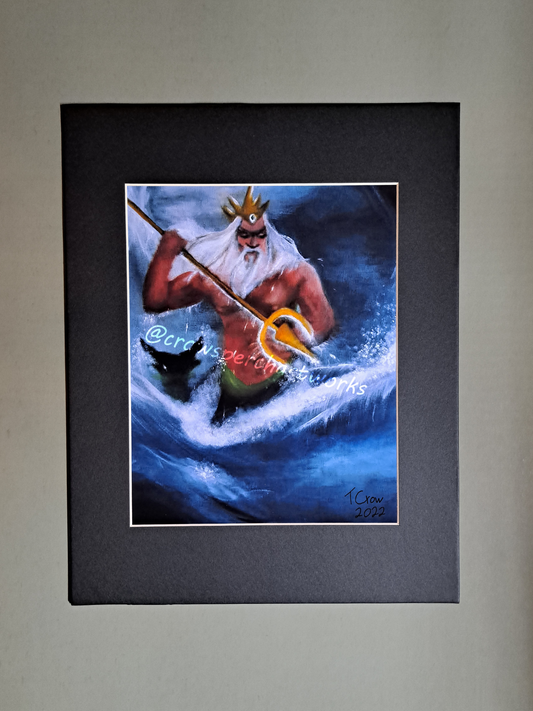 Trident of Final Tides - Matte Print 11" x 14"