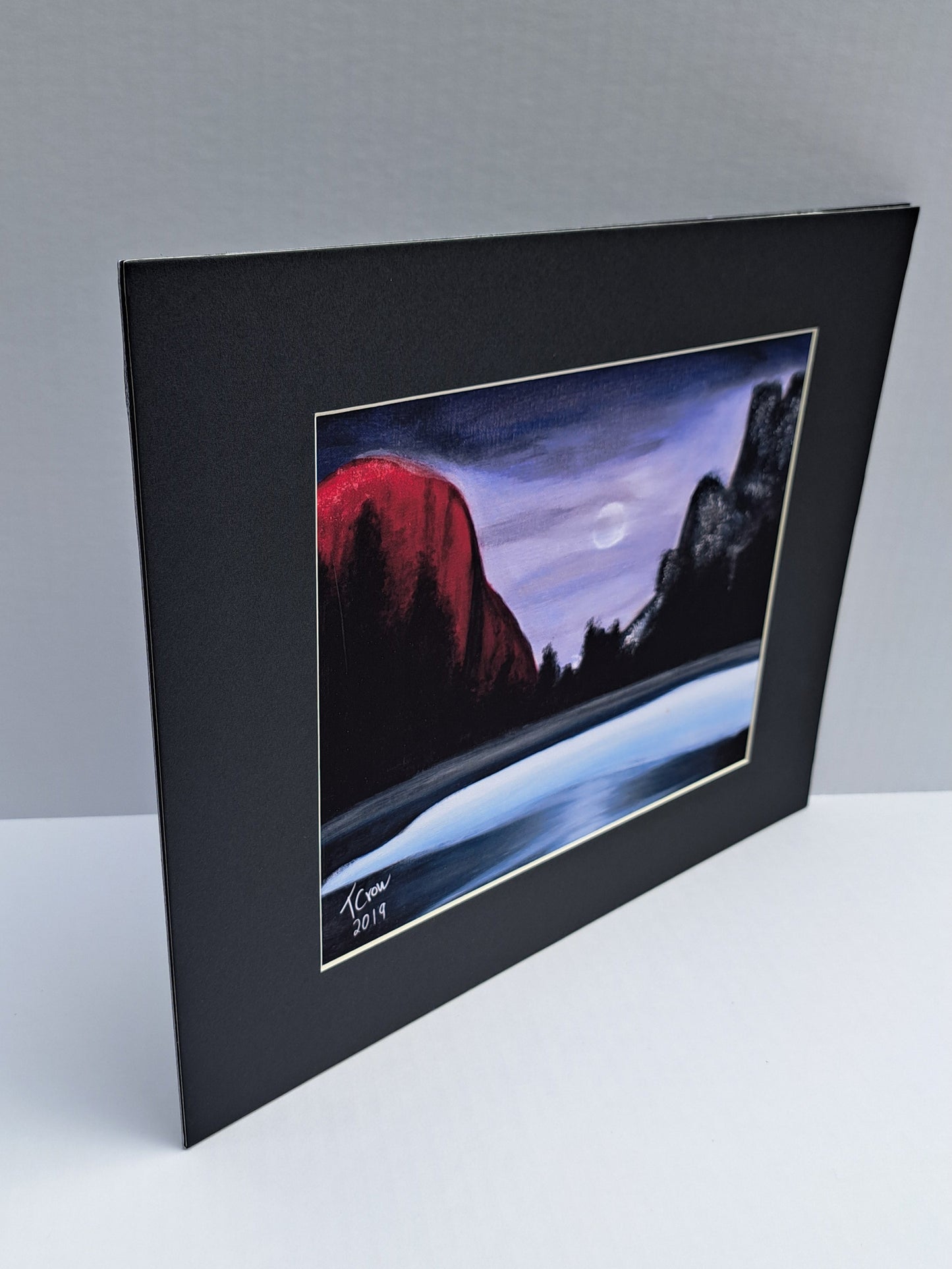 Purple Moonlight - Matte Print 11" x 14" Crow's Perch Artworks