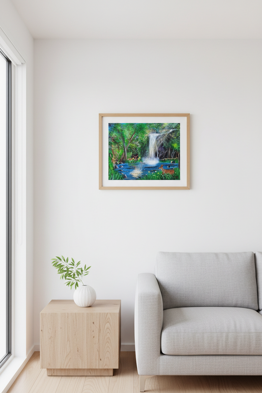 Serene Escape - Original Painting 16" x 20" Crow's Perch Artworks