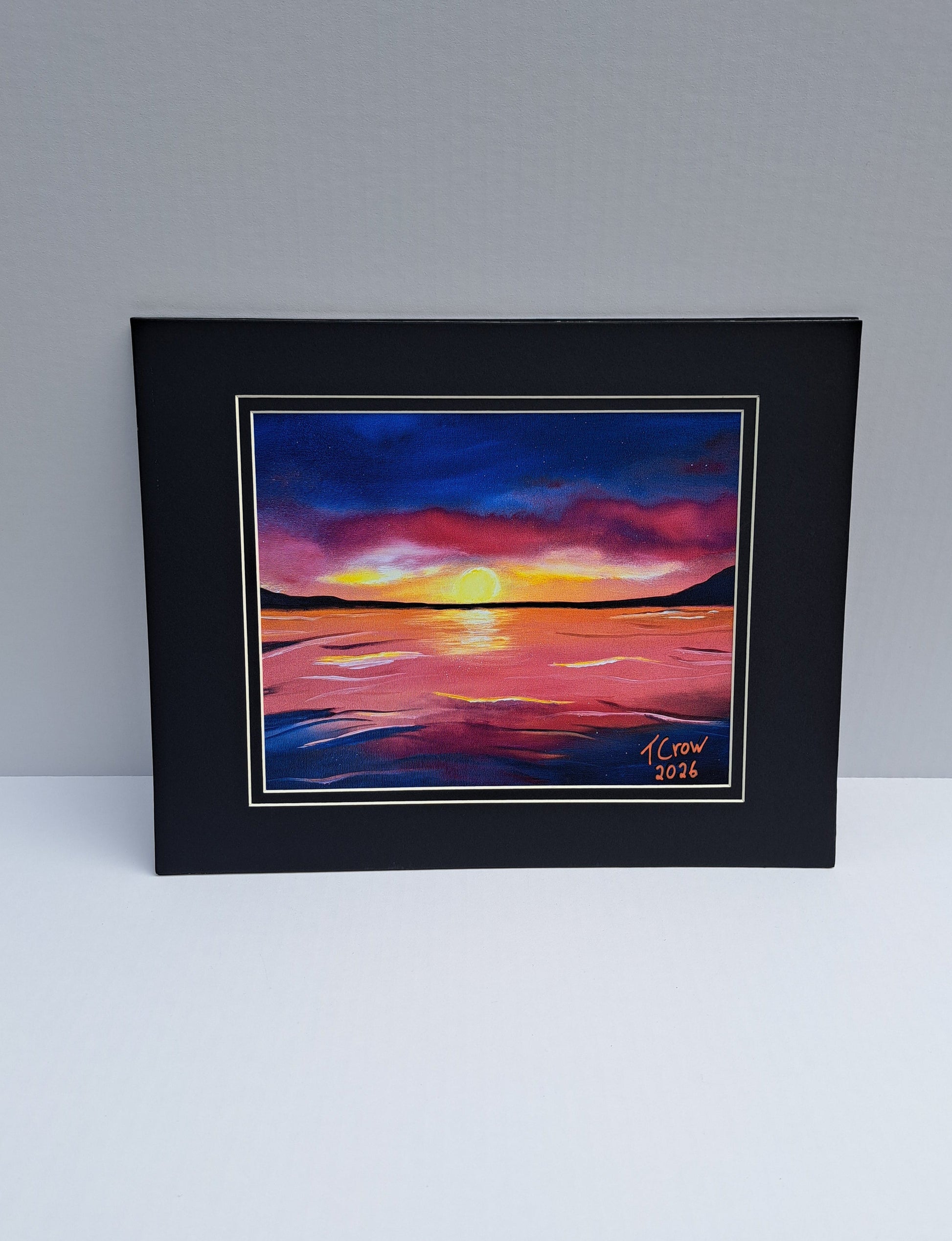 Sunset - Matte Print 11" x 14" Crow's Perch Artworks