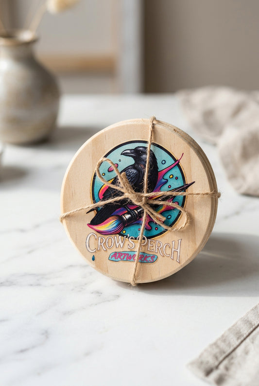 Crow's Perch Artworks Coaster (Qty 1) Crow's Perch Artworks