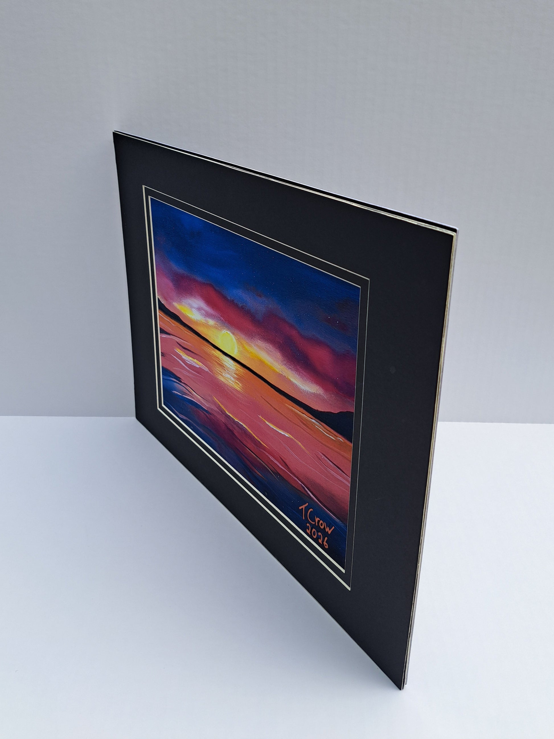 Sunset - Matte Print 11" x 14" Crow's Perch Artworks