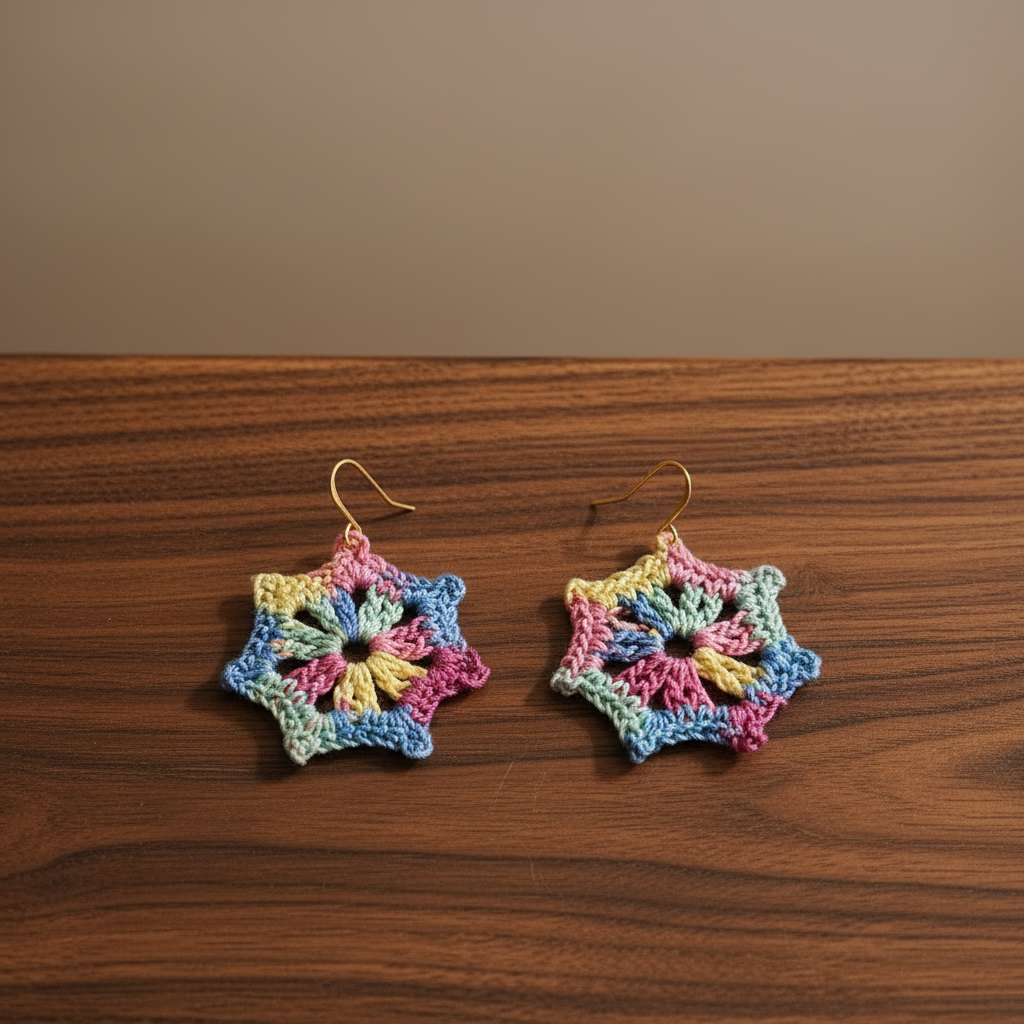Star Rainbow Earrings Crow's Perch Artworks
