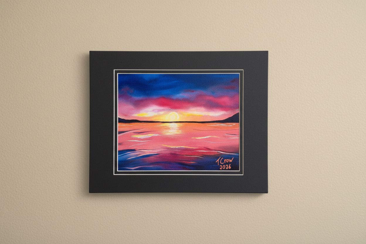 Sunset - Matte Print 11" x 14" (Copy) Crow's Perch Artworks