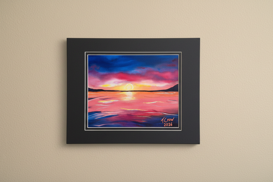 Sunset - Matte Print 11" x 14" (Copy) Crow's Perch Artworks